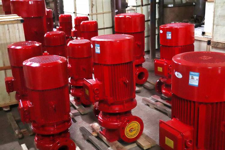 消防水泵安装图消防水池水泵xbd8025g100l喷淋泵组成加密喷淋泵